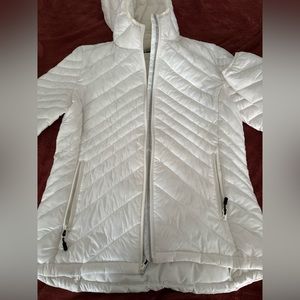 White puffer jacket